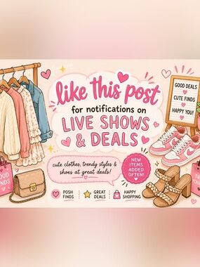 LIKE THIS POST FOR LIVE SHOW NOTIFICATIONS